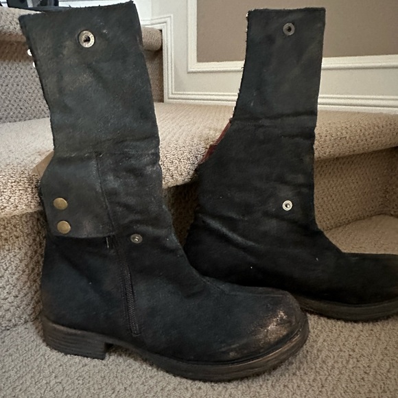 Papucei Suede and Sequin Ankle Bootie - Picture 6 of 8